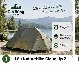 Lều NatureHike Cloud Up 2