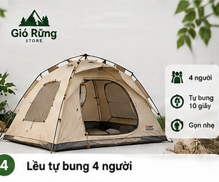 Lều tự bung 4 người