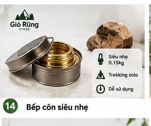 Bếp cồn siêu nhẹ