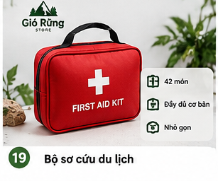 Bộ sơ cứu du lịch 42 món